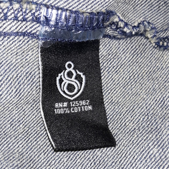 Ei8ht 732 Denim Jacket Eight 2XL - Picture 7 of 8